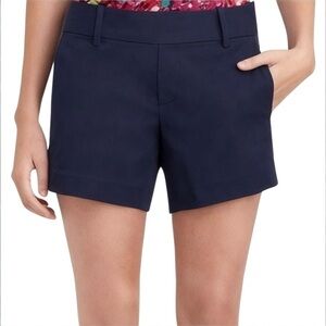 Lilly Pulitzer Mini Shorts Womens 6 Black Sloane Side Zip Breathable Summer Chic